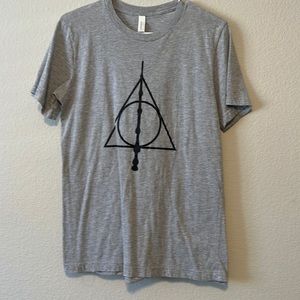 Deathly hallows Gray T-shirt